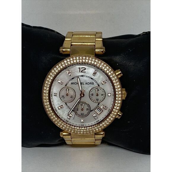 Michael Kors Parker MK5491 Women Stainless Steel Analog Dial Quartz Watch UC632 - Picture 3 of 12